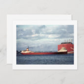 伝説のS.S.エドモンド・フィッツジェラルド ポストカード (正面/裏面)