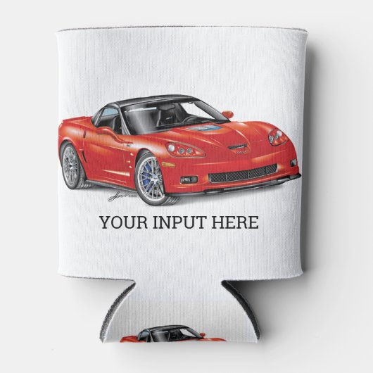 伝説のZR-1 自動車アート クーラー (正面)