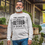 伝説は世を去っ退職したたパーソナライズされた Tシャツ<br><div class="desc">この可愛い別れの贈り物は、誰かの退職パーティーで日を作る義務がある。上の「パーソナライズ」ボタンで除クリック職年と名前を追加する。同僚素晴らしや離れボスに対し最高のての贈り物をする</div>