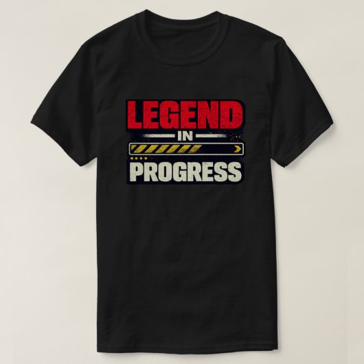伝説は今進行形 グランジモチベーションアート Tシャツ (デザイン正面)