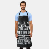 伝説は公式に存在している退職した エプロン (着用した状態)