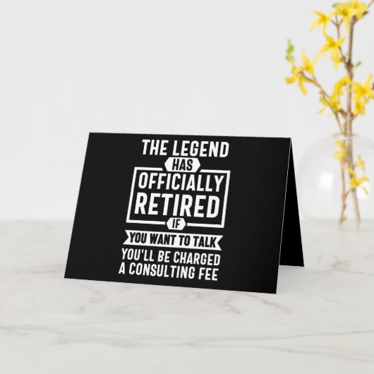 伝説は公式に存在している退職した カード (黄色い花)