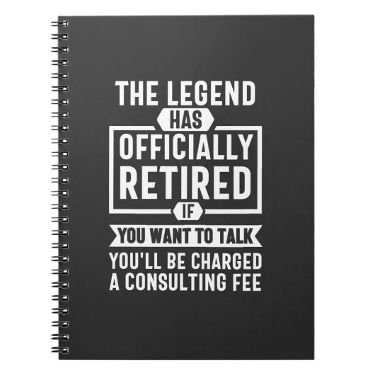 伝説は公式に存在している退職した ノートブック (正面)