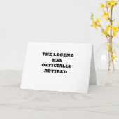 伝説は公式に存在す退職したる カード (黄色い花)