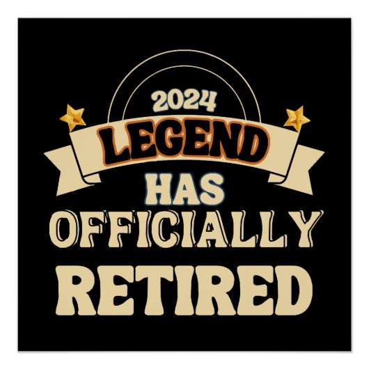 伝説は公式に存在す退職したる ポスター (正面)