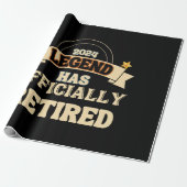 伝説は公式に存在す退職したる ラッピングペーパー (アンロールド)