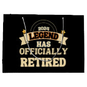 伝説は公式に存在す退職したる ラージペーパーバッグ (裏面)