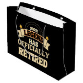 伝説は公式に存在す退職したる ラージペーパーバッグ (裏面アングル)