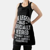 伝説は公式に引退し退職したた エプロン (インサイチュ)