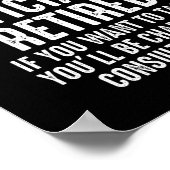 伝説は公式に引退し退職したた ポスター (角)