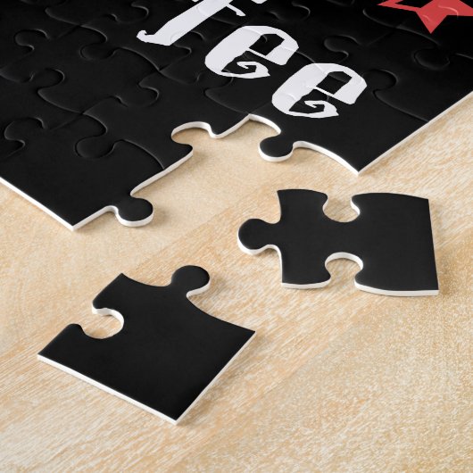 伝説は公式に引退し退職したていおもしろいる ジグソーパズル (側面)