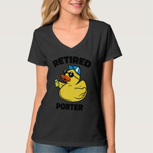 伝説は引退したポーター Tシャツ (正面)