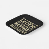 伝説は正式に引退退職したを果たした ペーパープレート (傾斜あり)