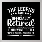伝説は正式に引退退職したを果たした ポスター (正面)