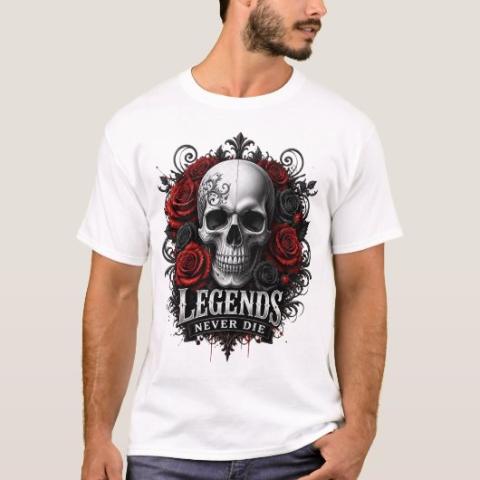 伝説は死なない Tシャツ (正面)