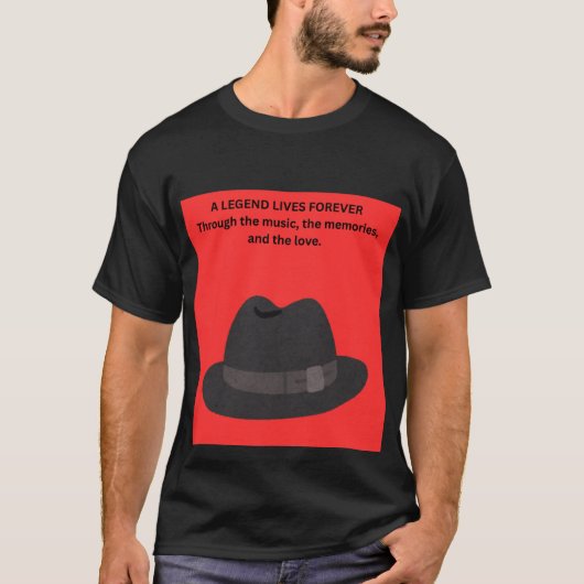 伝説は永遠に生き続ける Tシャツ (正面)