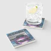 "伝説は決して死なない"コースター ストーンコースター (横)