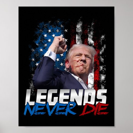 伝説は決して死なない – ドナルド・J・トランプ大統領 ポスター (正面)