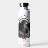 伝説は決して死なない – 白い蓮 ウォーターボトル (左面)