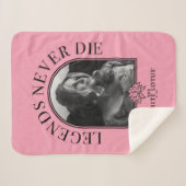 伝説は決して死なない – 白い蓮 シェルパブランケット (正面(横))