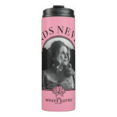 伝説は決して死なない – 白い蓮 タンブラー (正面)