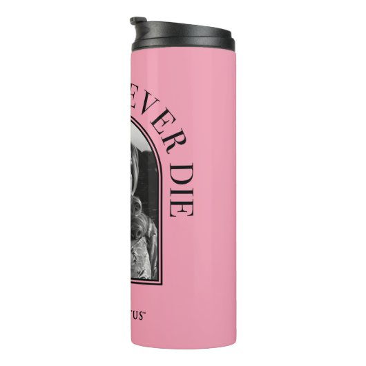 伝説は決して死なない – 白い蓮 タンブラー (回転右)