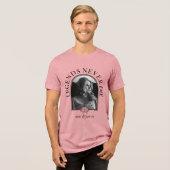 伝説は決して死なない – 白い蓮 トライブレンドＴシャツ (正面全面)