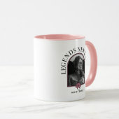 伝説は決して死なない – 白い蓮 マグカップ (正面右)