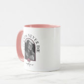 伝説は決して死なない – 白い蓮 マグカップ (正面左)