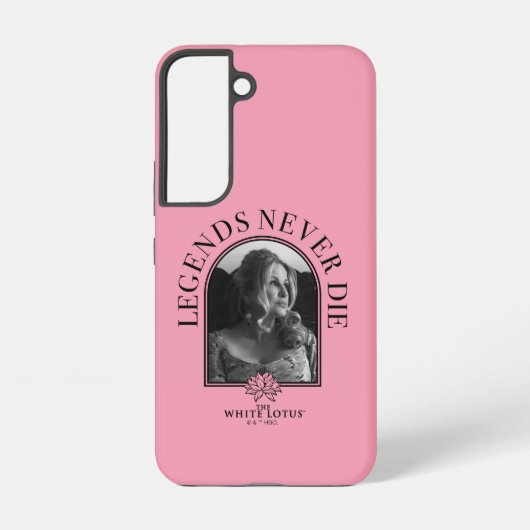 伝説は決して死なない – 白い蓮 SAMSUNG GALAXYケース (裏面)