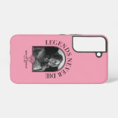 伝説は決して死なない – 白い蓮 SAMSUNG GALAXYケース (裏面横)