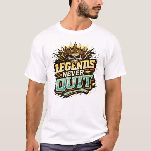 伝説は決して諦めない Tシャツ (正面)