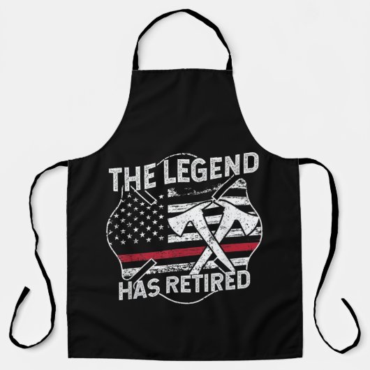 伝説は消防退職した者だ エプロン (正面)