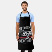 伝説は消防退職した者だ エプロン (着用した状態)