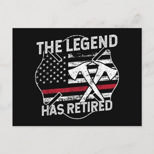 伝説は消防退職した者だ シーズンポストカード (正面)