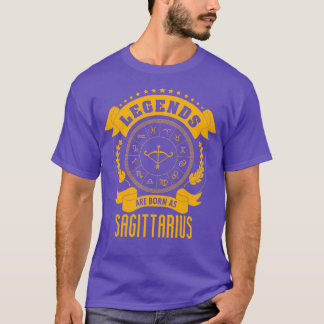 伝説は生まれ射手座 Tシャツ