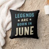 伝説は生まれ6月～6月誕生日 クッション (ブランケット)