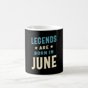 伝説は生まれ6月~6月誕生日 コーヒーマグカップ