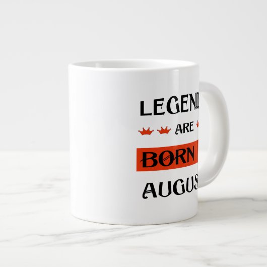 伝説は生まれ～にあ威厳があるる ジャンボコーヒーマグカップ (正面右)