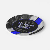 伝説は警察の引退パーティー ペーパープレート (アングル)