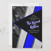 伝説は警察の引退パーティー 招待状 (正面)