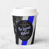 伝説は警察の引退パーティー 紙コップ (裏面)