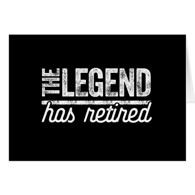 伝説は退職した (正面横)