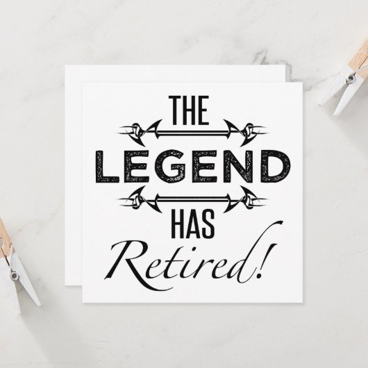 伝説は退職した カード (正面/裏面インサイチュ)