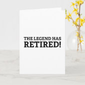 伝説は退職した カード (黄色い花)