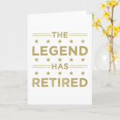 伝説は退職した カード (黄色い花)