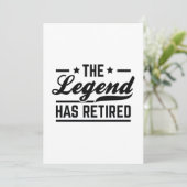 伝説は退職した サンキューカード (スタンド正面)