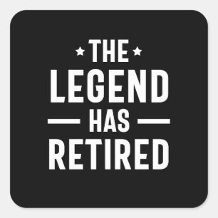 伝説は退職した スクエアシール