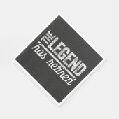 伝説は退職した スタンダードランチョンナプキン (角)