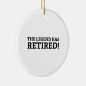 伝説は退職した セラミックオーナメント (右)